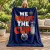 Edmonton Oilers filt Flanellfilt Mjuk Mysig Plyschpläd för Soffa Säng Lättvikts Heminredning Gåvor till Jul olika högtider