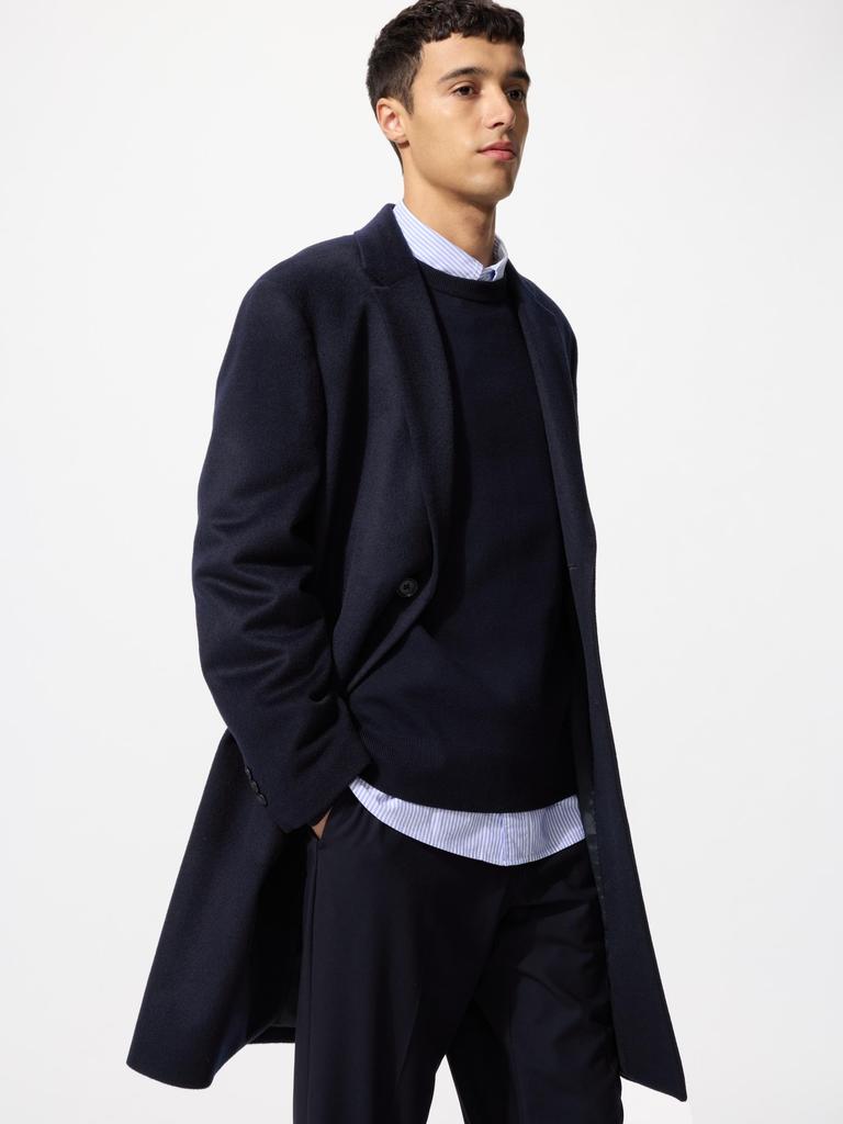 Uniqlo Wool Cashmere Chester Field Coat