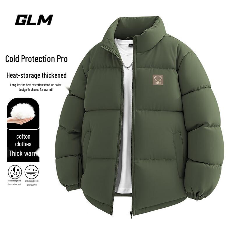 

GLM Men s Stand Collar Winter Padded Jacket M