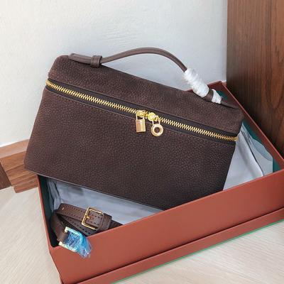 Nuova borsa porta pranzo in pelle bovina di primo strato opaca borsa a mano alla moda di tendenza borsa a tracolla da donna di nicchia