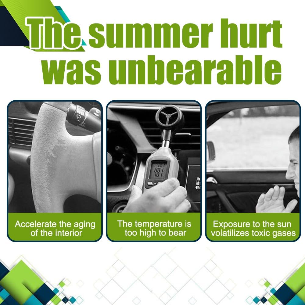 Car Rear Window Sunshade, 20"×40" Rear Window Sun Shade Blocker With Suction Cups, Mesh Sunlight Shield Provide Glare Shield And UV Rays Protection