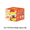 God of Wealth Resin Cartoon Figure: Cute Immortal Ornament Blind Box Gift.