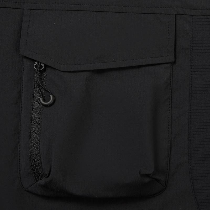 Li Ning All Things Have Spirit Series Casual Short Sleeve Shirt Men shirts Black ASHW049-3