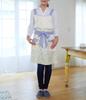 Apron Flare Apron AP42321 CR [Hima Japan] M-L (length 75cm)
