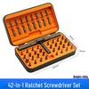 24-in-1 Multifunctional Ratchet Screwdriver Set: Strong Magnetic Phillips & Flat Head Bits for Household Use