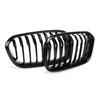 2015-2017 Front Bumper Kidney Grill Grille Glossy Black Racing Grille Sports Slat For BMW F20 F21 120i 1 Series 2015 2016 2017