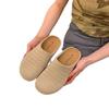 French Niche Hollow Breathable Bag Head Half Slippers Women's Summer New Wear Roman Style Thick-soled Muller Slippers