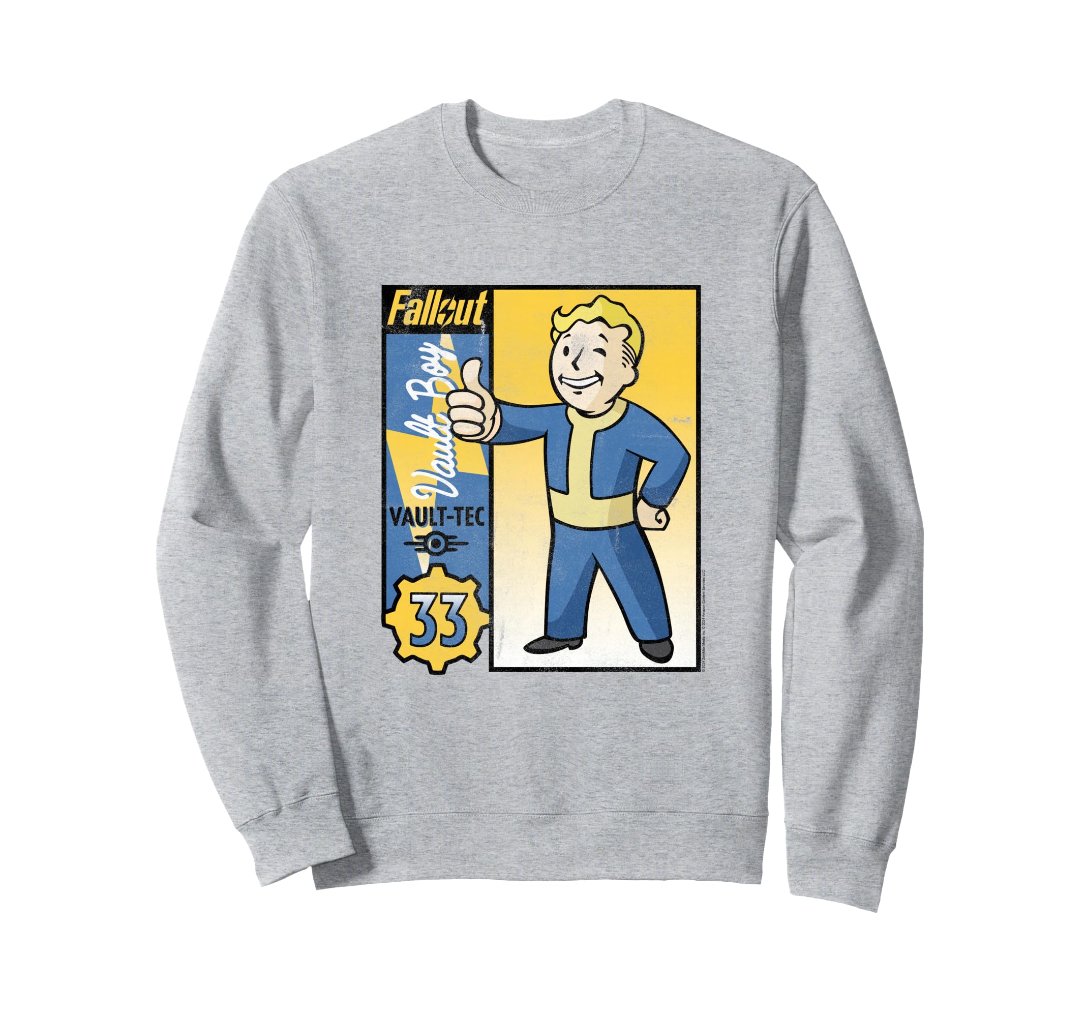 Свитшот с торговой карточкой Vault-Tec из сериала Fallout