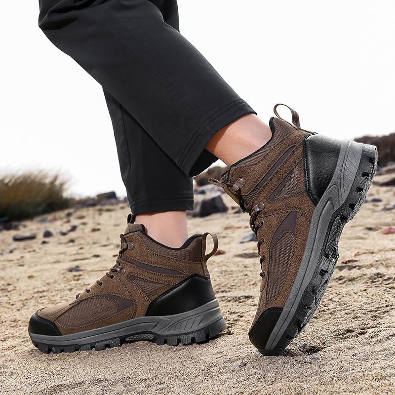 Men's Hiking Shoes Outdoor Adventure Hiking Shoes High-top Hiking Shoes Winter Shoes Wear-resistant Snow Boots