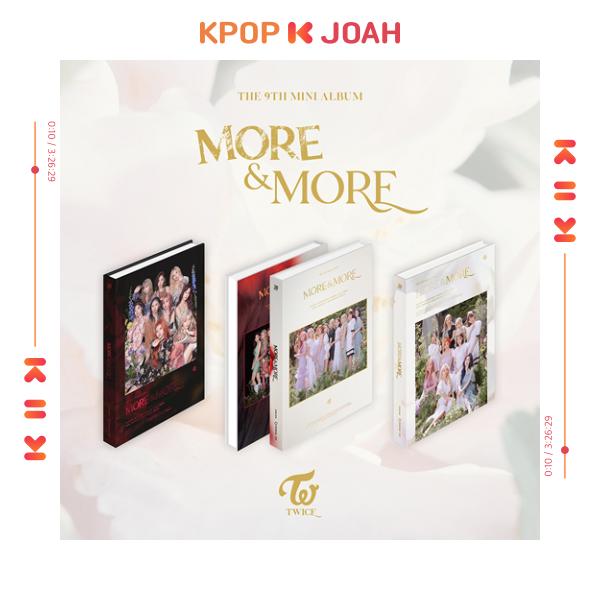 

TWICE - The 9th Mini Album [MORE & MORE] 3 VERSION SET
