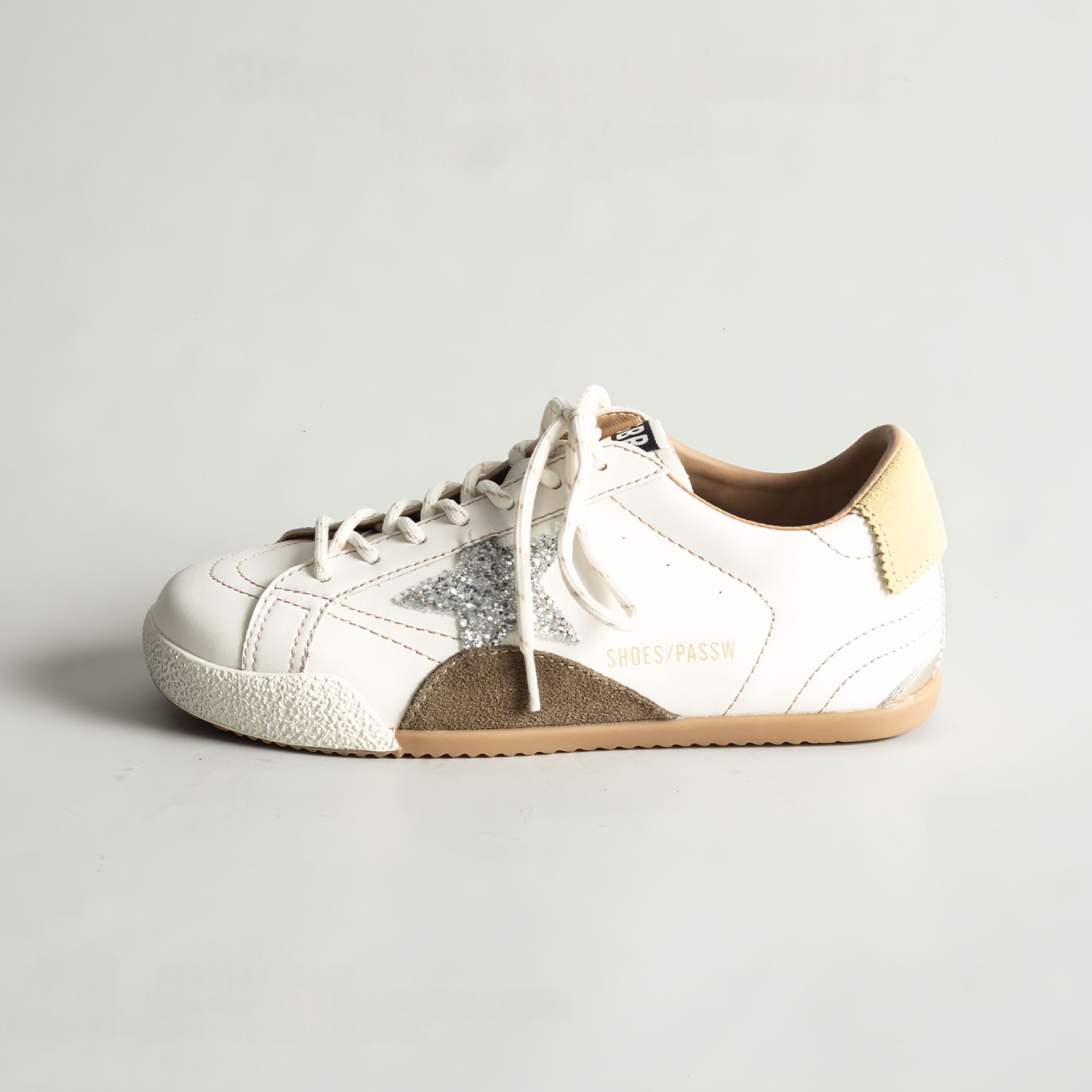 

Korean age-reducing stars are old casual style versatile small dirty shoes women s 2025 new fashion inner height-increasing board shoes 40 жёлтый