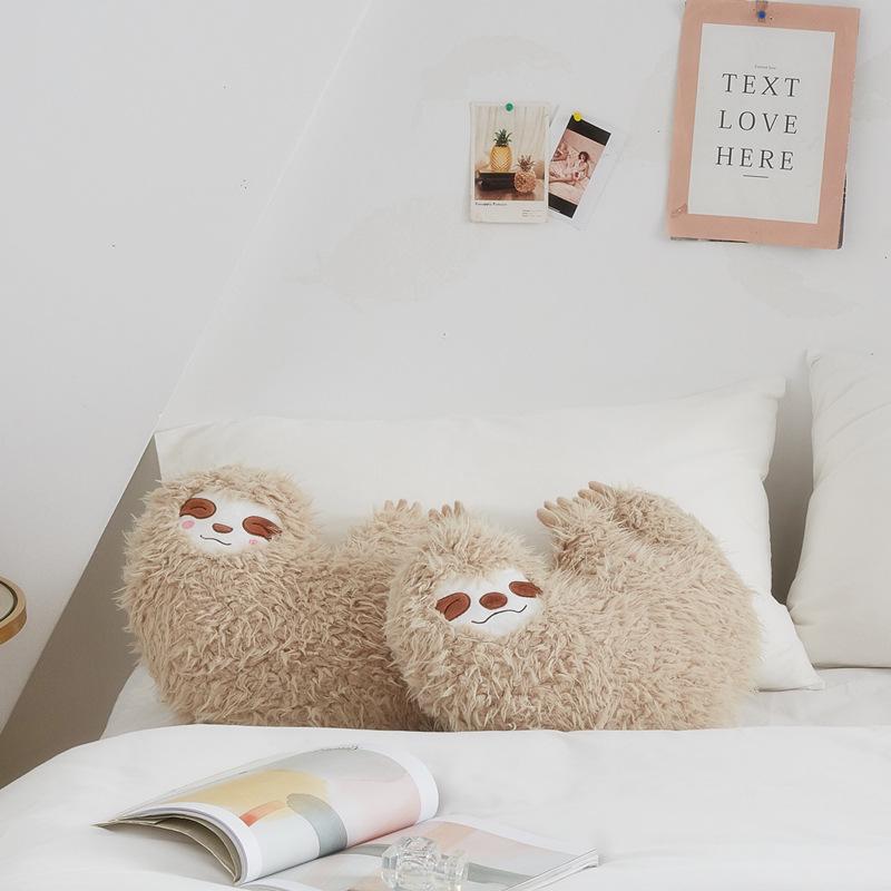 sloth shaped pillow