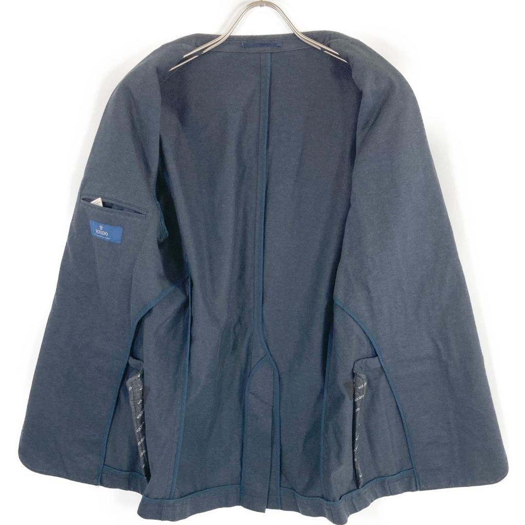 SOLIDO [Good Condition] MSL16A435 Jersey Tailored Jacket 03 NavyUsed