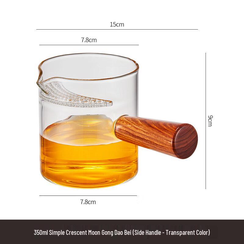 ZISIZ Heat-Resistant Glass Gong Dao Cup
