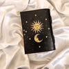 Moon & Sun Leather Journal, Leather Sketchbook, Leather Dairy, Notebook, Wedding gift, Travel Book, Dream Journal, Personalized gift.