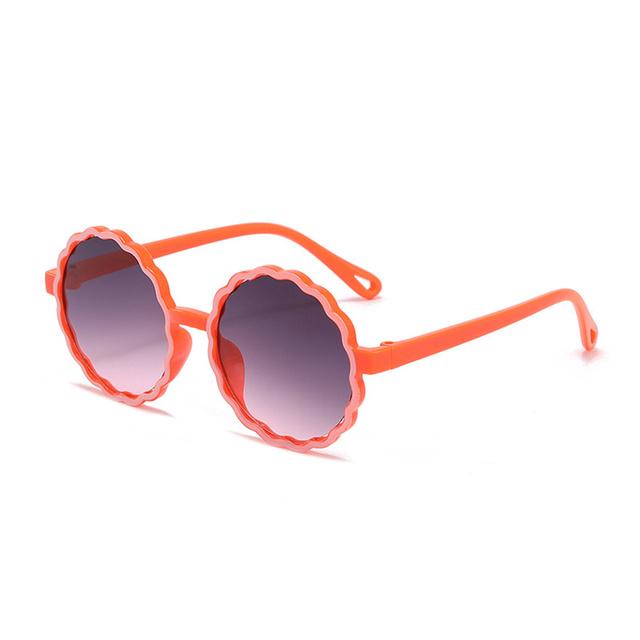 Kinder Niedliche Runde Wellenkanten Sonnenbrille Uv400 Mädchen Jungen Kinder Outdoor Beschattung Street Shot Brille Polarisiert Fahrbrille