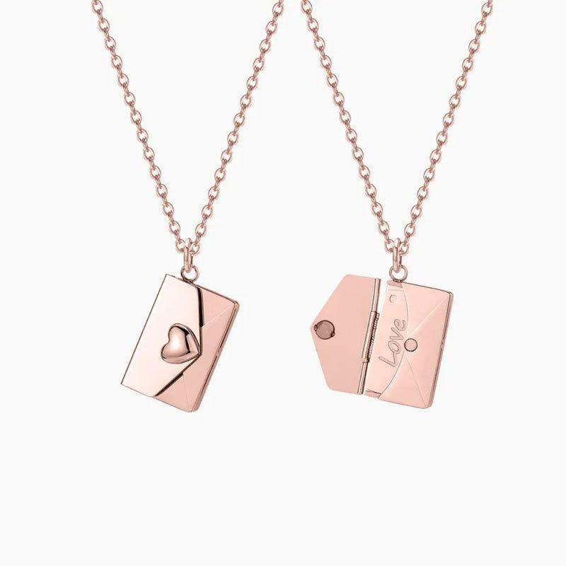 Individuell graviertes 18K Gold Edelstahl Buch Halskette Trendig Personalisiert Hypoallergen Wasserdicht Schmuck Geschenk für Frauen