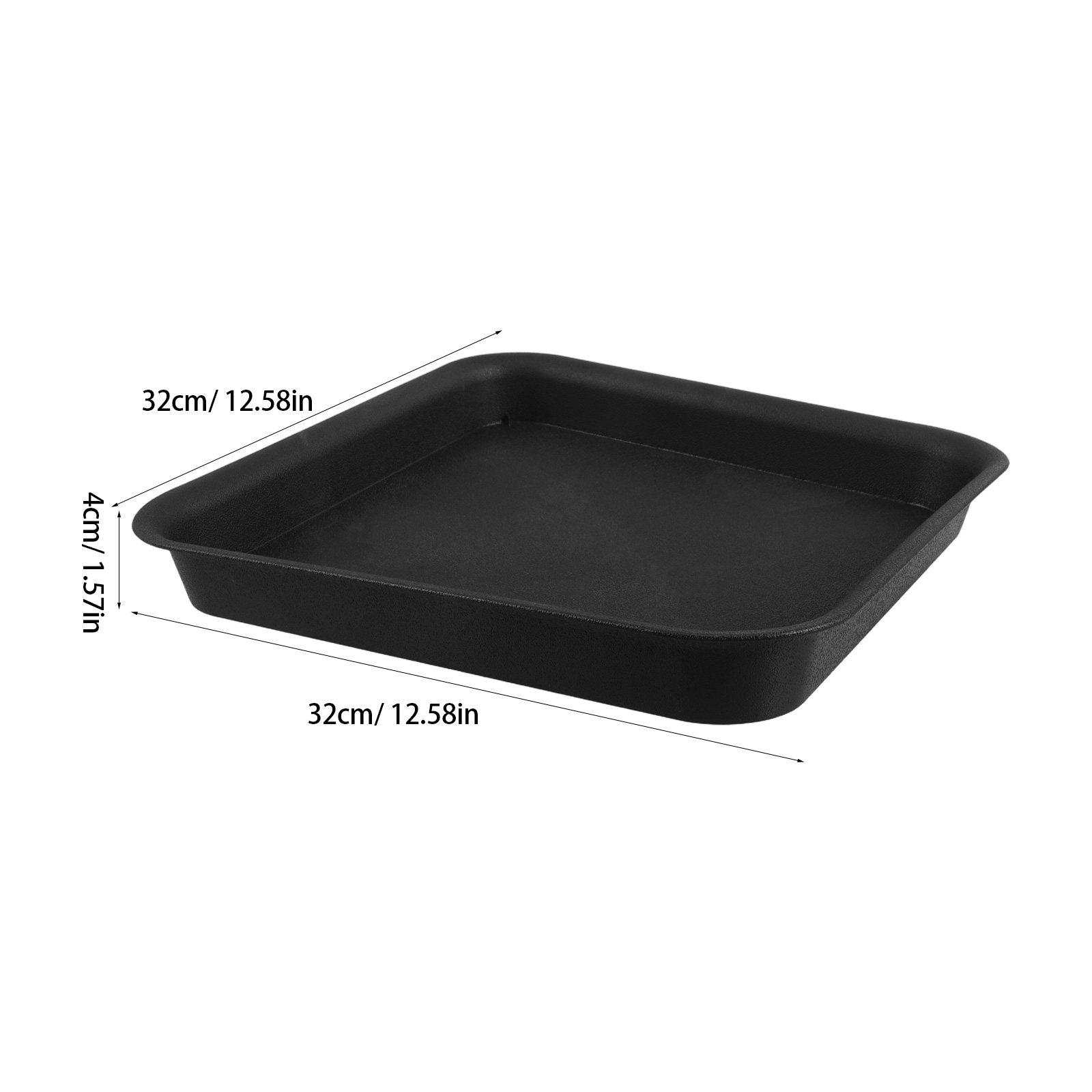 

4Pcs 32Cm Square Flower Pot Tray Thickened Plastic Saucer with Matte Drainage Tray for Indoor Outdoor Plants Plant Water