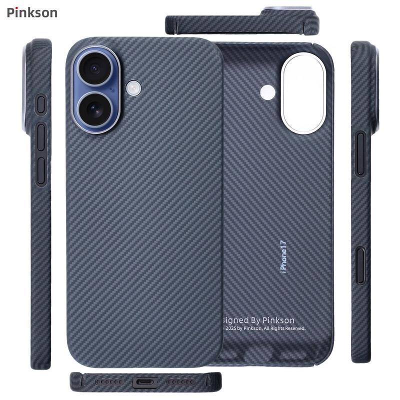 Pinkson Kevlar Aramid Fiber Texture Phone Case for iPhone