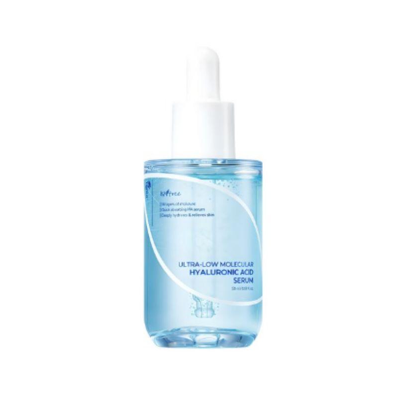 

ISNTREE Ultra Low Molecular Hyaluronic Acid Serum 50ml – Deep Hydration Fast Absorbing K-Beauty Moisturizing Serum