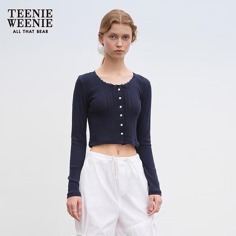 Teenie Weenie Women s Jacquard Knitted Cardigan M
