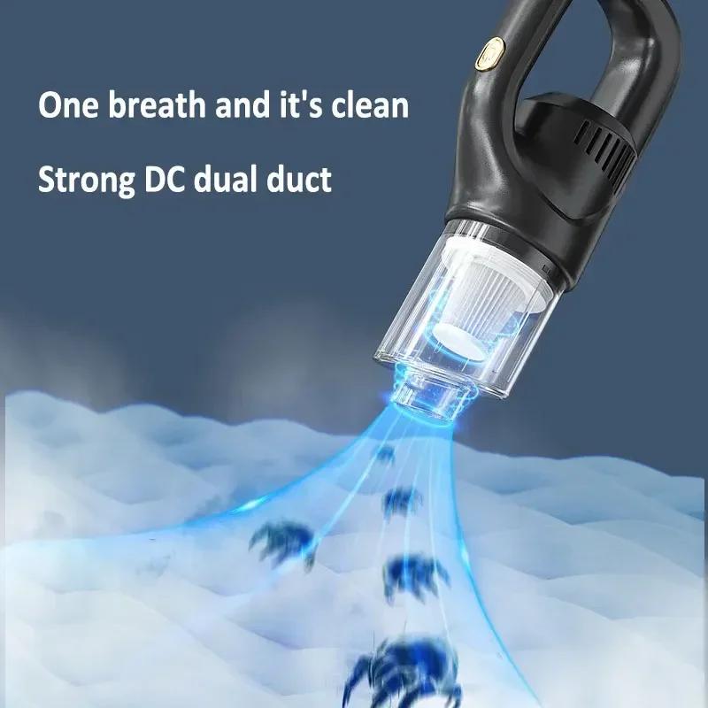 Car Vacuum Cleaner 2 In 1 60000PA Wireless Cleaner Handheld Chargeable Compressed Air Duster Vacuum Cleaner For Home Office