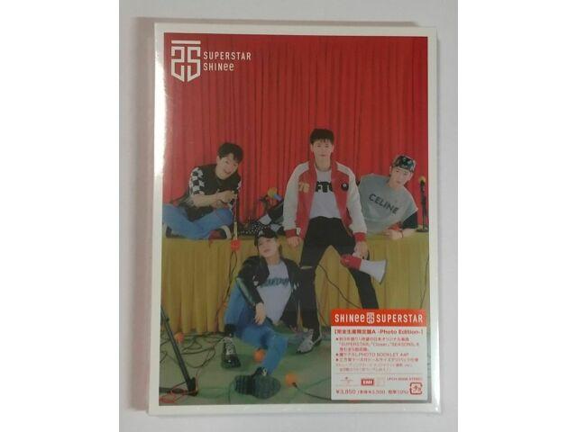 

SHINee SUPERSTAR First Limited Edition Type A CD + Photobook + Card UPCH-29398 NEW