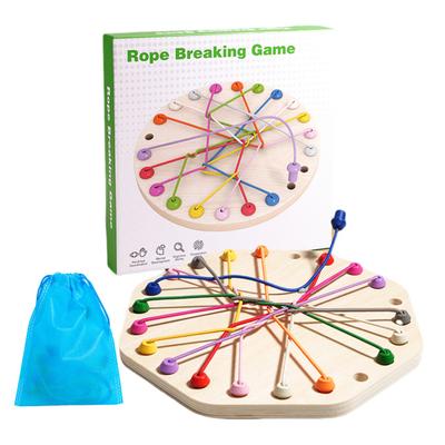 1 Set Kinder Seil Entwirrspiel Verdrehtes Seil Knoten Herausforderung Brettspiel