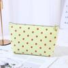 1/3Pcs Pink Polka Dot Pu Makeup Bag Set Large Capacity Sturdy Handle For Travel Daily Cosmetic Storage