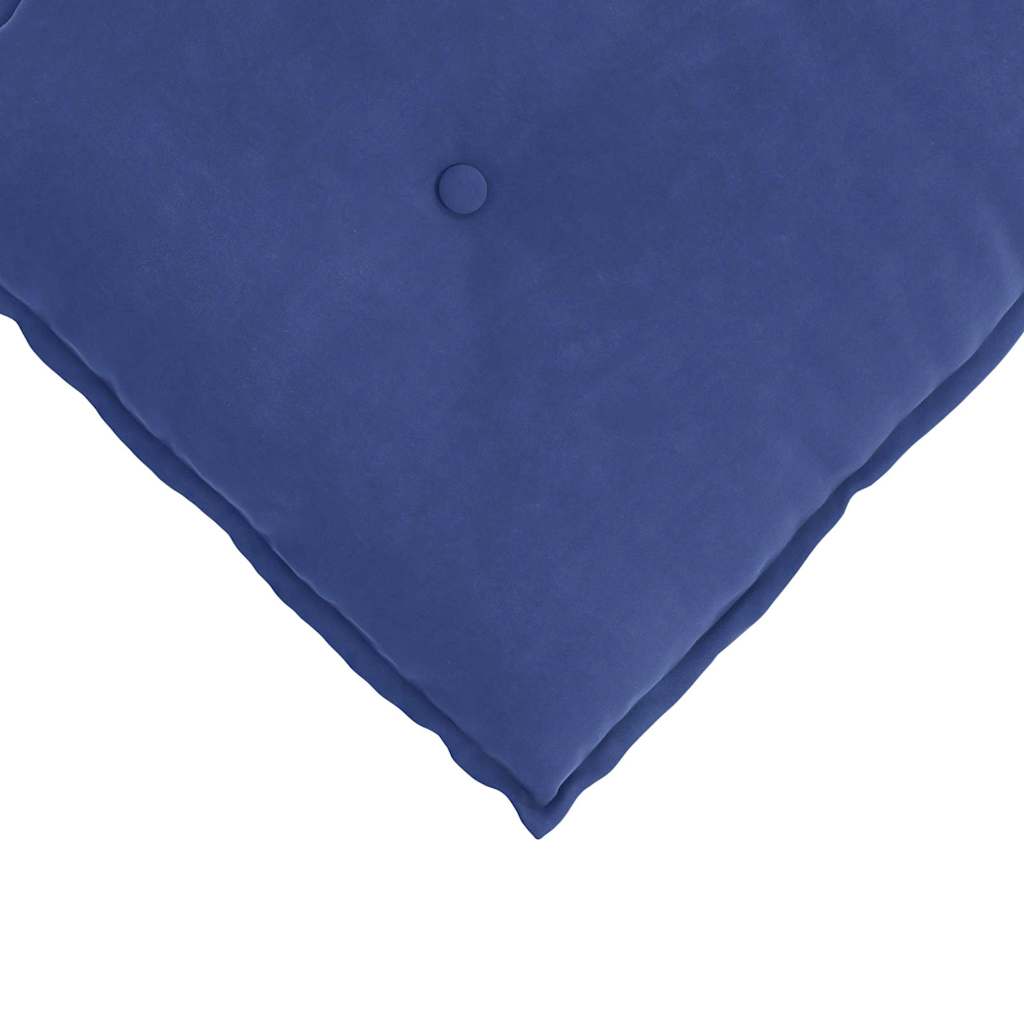 Back Cushion Police Blue 180 x 50 cm Cord Fabric