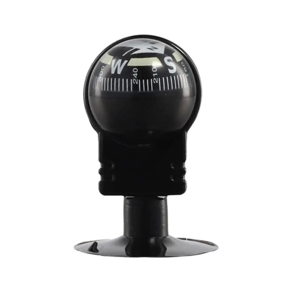 1 Pc Mini Car Ball Universal Mini Car Guide Dashboard Camping Interior Installed Direction Car Driving K3S8 чёрный
