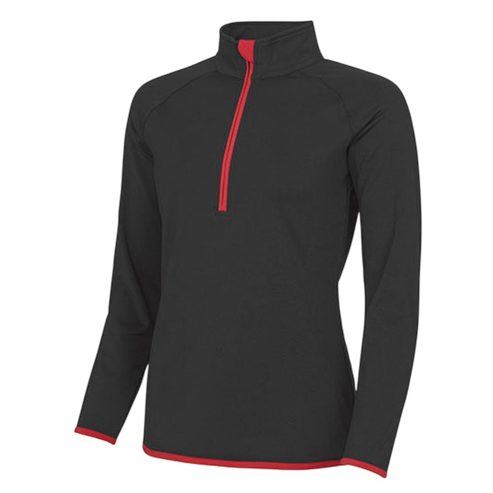 Just Cool Womens/Ladies Half Zip Jumper