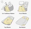 Wide Application Sofa Blanket Solid Color Large Size Furniture Cover Durable Fabric Anti-scratch Home Living Room Decor