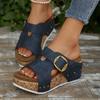 Fashion Women's Sandals Wedge Shoes Woman Platform Heels Slippers Women Footwear Sandals Shoes Women Summer Soft Women Shoe Slides