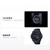 Casio G-STEEL Series-Disc Dual Display Sports Waterproof and Shockproof LED Lighting Quartz Movement Resin Strap Japanese and Korean GST-200RBG-1ER