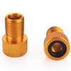 1PC Aluminum Alloy Bike Valve Adapter Convert Presta To Schrader Valve Bicycle Pump Air Nozzle Tube Tools Bicycle Accessories