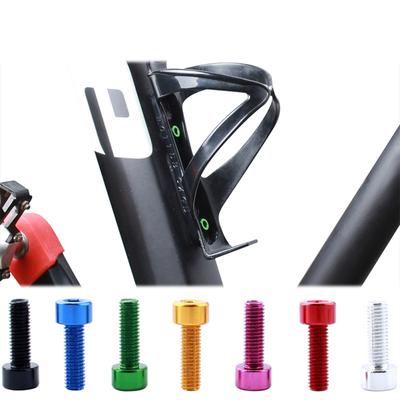 2 stücke Fahrrad Flasche Käfig Schraube Berg Fixie Getriebe Straße Faltrad Wasser Flasche M5 * 15 MM Schraube