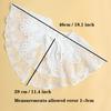 Perfect Match Peacock Tail Shawl False Collar For Ladies. Double-Layer Lace Embroidery, High-End False Collar Decoration.