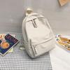Schultasche unbedruckte Schultasche Mittelschule weiblich Koreanische Version Harajuku ulzzang Studentenrucksack Oberschule große Kapazität Ins-Stil