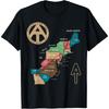 Appalachian Trail Wanderkarte T-Shirt