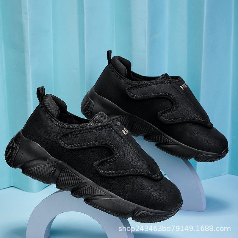 Men's and women's lightweight edema sneakers for fat swollen feet non-slip comfortable warm shoes