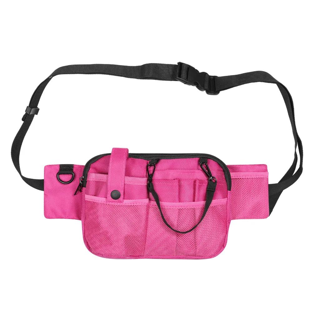 NursePack Mehrfachtaschen Hüftorganizer Gürtel mit verstellbarem Hüftgurt Krankenschwester Hüfttasche Organizer Tasche Tragbar black