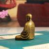 Miniature Jizo Bodhisattva Buddha Antique Bronze High x 4cm Ideal for Parenting and Water as well as Buddhist Altar Jizo Statue, (4.7cm Wide) [Jizo