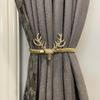 Curtain Buckle, with High-Elastic Spring Holdbacks, Simple Style No-Drill Curtain Clip, for Home Decor And Cable Organizer