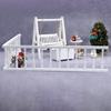 Dollhouse Mini Furniture Balcony Handrail Micro Scene Model Modern Wood Fence