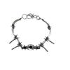Dark Cyberpunk Style Irregular Titanium Steel Necklace High Fashion Cool Choker Fashion Neck Accessories For Men And Women