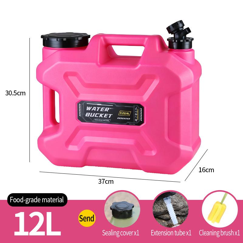 Car-Mounted Outdoor Camping Water Storage Tank with Faucet
