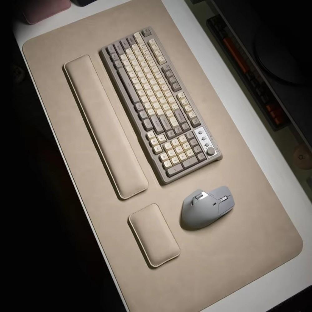 PU Desk Pad Non-slip Laptop Desk Mat Portable Large Mousepad Mouse Wrist Guard