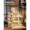 Blind box display stand storage transparent dustproof acrylic figure toy building block display cabinet POP MART display box