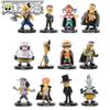 12pcs One Anime Piece Luffy Figure Model Toy Ornament Decor Gift Collection Set